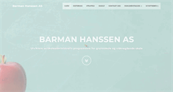 Desktop Screenshot of barman-hanssen.no